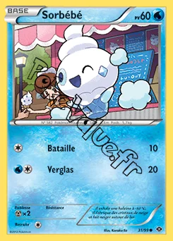 Carte Pokémon Sorbébé n°31 de la série Destinées Futures