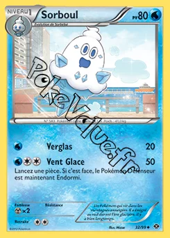 Carte Pokémon Sorboul n°32 de la série Destinées Futures