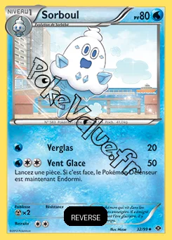 Carte Pokémon Sorboul Reverse n°32 de la série Destinées Futures
