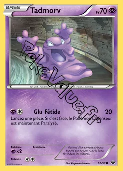 Carte Pokémon Tadmorv n°52 de la série Destinées Futures