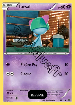 Carte Pokémon Tarsal Reverse n°55 de la série Destinées Futures