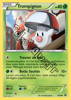 Carte Pokémon Trompignon n°8 de la série Destinées Futures