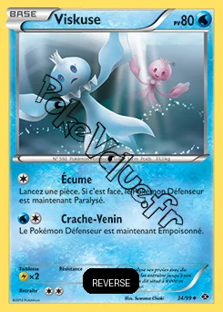 Carte Pokémon Viskuse Reverse n°34 de la série Destinées Futures