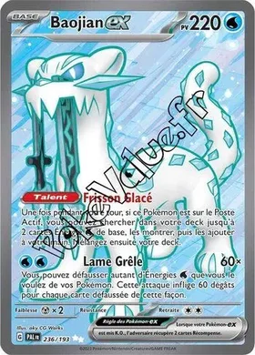 Carte Pokémon Baojian ex  n°236 de la série Évolutions à Paldea