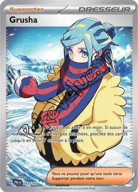 Carte Pokémon Grusha n°253 de la série Évolutions à Paldea