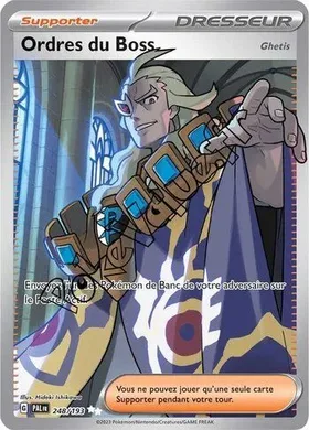 Carte Pokémon Ordres du Boss n°248 de la série Évolutions à Paldea