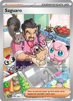 Carte Pokémon Saguaro n°270 de la série Évolutions à Paldea