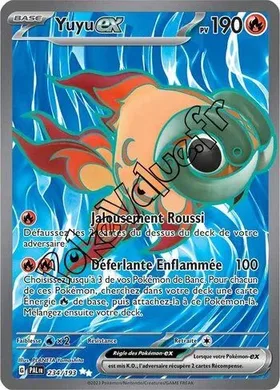Carte Pokémon Yuyu ex  n°234 de la série Évolutions à Paldea