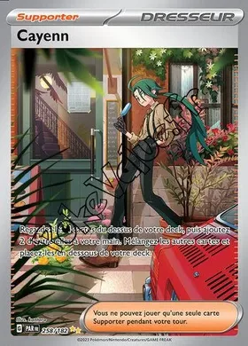 Carte Pokémon Cayenn n°258 de la série Faille Paradoxe