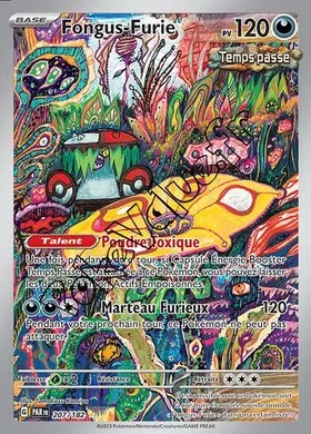 Carte Pokémon Fongus-Furie  n°207 de la série Faille Paradoxe