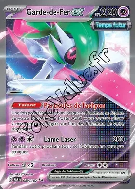 Carte Pokémon Garde-de-Fer ex  n°089 de la série Faille Paradoxe