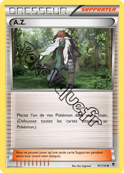 Carte Pokémon A.Z. n°91 de la série Vigueur Spectrale