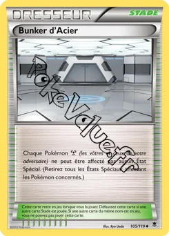 Carte Pokémon Bunker d'Acier n°105 de la série Vigueur Spectrale