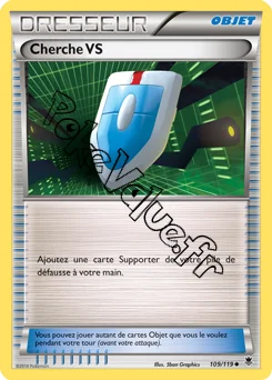 Carte Pokémon Chérche VS n°109 de la série Vigueur Spectrale
