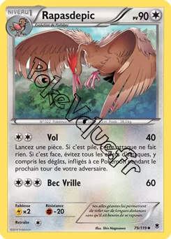 Carte Pokémon Fearow  n°79 de la série Vigueur Spectrale