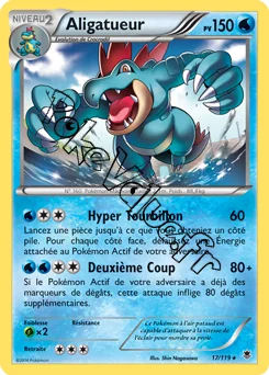Carte Pokémon Feraligatr  n°17 de la série Vigueur Spectrale