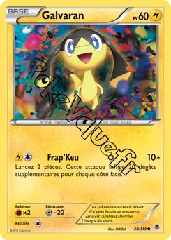 Carte Pokémon Galvaran  n°28 de la série Vigueur Spectrale
