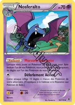 Carte Pokémon Golbat  n°32 de la série Vigueur Spectrale