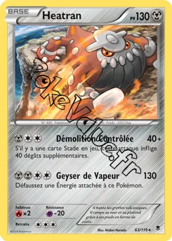 Carte Pokémon Heatran  n°63 de la série Vigueur Spectrale