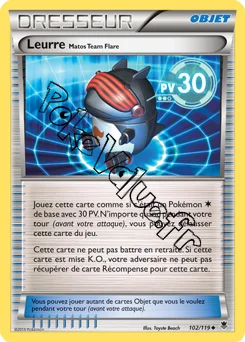Carte Pokémon Leurre Matos Team Flare n°102 de la série Vigueur Spectrale