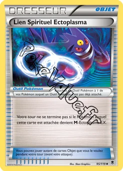 Carte Pokémon Lien Spirituel Ectoplasma n°95 de la série Vigueur Spectrale