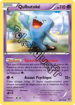 Carte Pokémon Qulbutoké  n°36 de la série Vigueur Spectrale