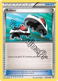 Carte Pokémon Rollers n°103 de la série Vigueur Spectrale