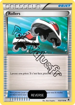 Carte Pokémon Rollers Reverse n°103 de la série Vigueur Spectrale
