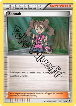 Carte Pokémon Sannah n°104 de la série Vigueur Spectrale