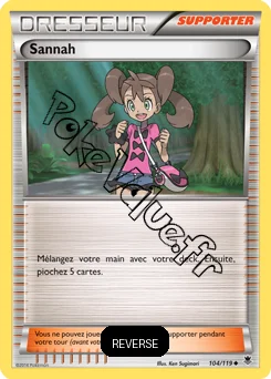 Carte Pokémon Sannah Reverse n°104 de la série Vigueur Spectrale