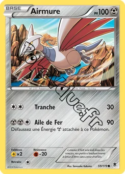 Carte Pokémon Skarmory  n°59 de la série Vigueur Spectrale