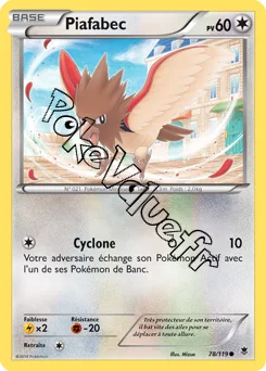 Carte Pokémon Spearow  n°78 de la série Vigueur Spectrale