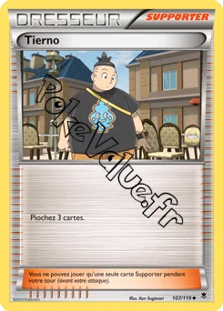 Carte Pokémon Tierno n°107 de la série Vigueur Spectrale