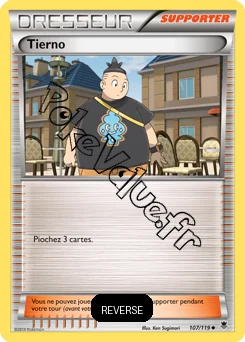 Carte Pokémon Tierno Reverse n°107 de la série Vigueur Spectrale
