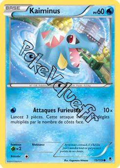 Carte Pokémon Totodile  n°15 de la série Vigueur Spectrale