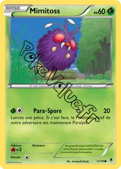 Carte Pokémon Venonat  n°1 de la série Vigueur Spectrale