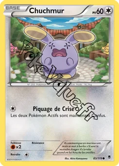 Carte Pokémon Whismur  n°83 de la série Vigueur Spectrale