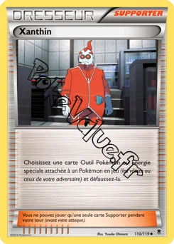 Carte Pokémon Xanthin n°110 de la série Vigueur Spectrale