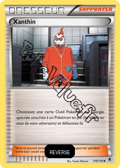 Carte Pokémon Xanthin Reverse n°110 de la série Vigueur Spectrale