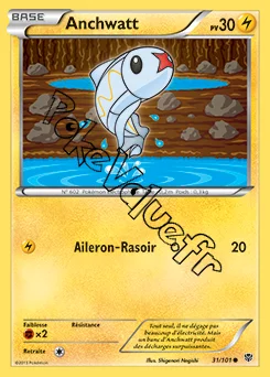 Carte Pokémon Anchwatt n°31 de la série Explosion Plasma