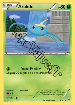 Carte Pokémon Arakdo n°1 de la série Explosion Plasma