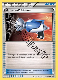 Carte Pokémon Attrape Pokémon n°83 de la série Explosion Plasma