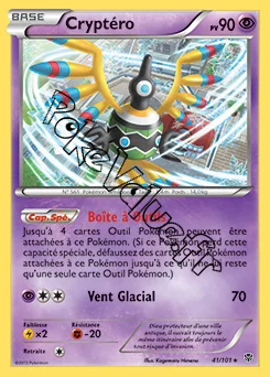 Carte Pokémon Cryptéro n°41 de la série Explosion Plasma