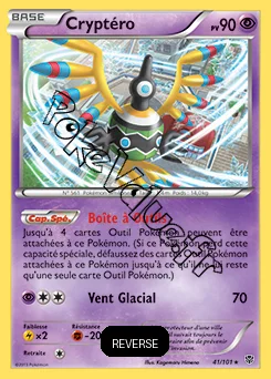 Carte Pokémon Cryptéro Reverse n°41 de la série Explosion Plasma