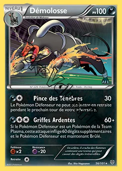Carte Pokémon Démolosse n°56 de la série Explosion Plasma