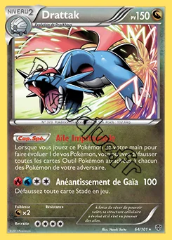 Carte Pokémon Drattak n°64 de la série Explosion Plasma