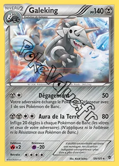Carte Pokémon Galeking  n°59 de la série Explosion Plasma