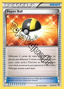 Carte Pokémon Hyper Ball n°90 de la série Explosion Plasma