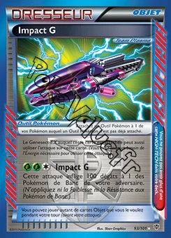 Carte Pokémon Impact G n°93 de la série Explosion Plasma