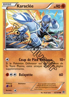 Carte Pokémon Karaclée n°52 de la série Explosion Plasma